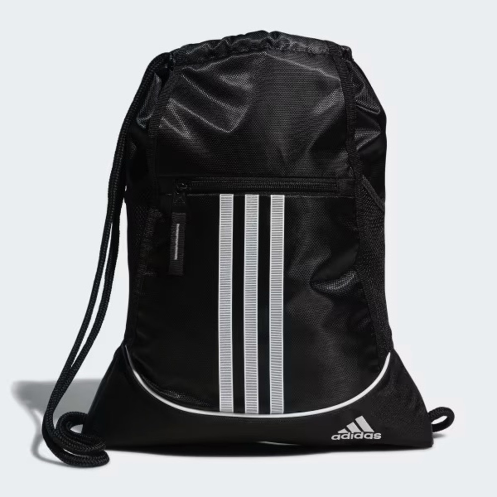 Adidas Alliance ll Black and White Drawstring Backpack